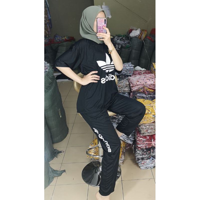 baju set adidas