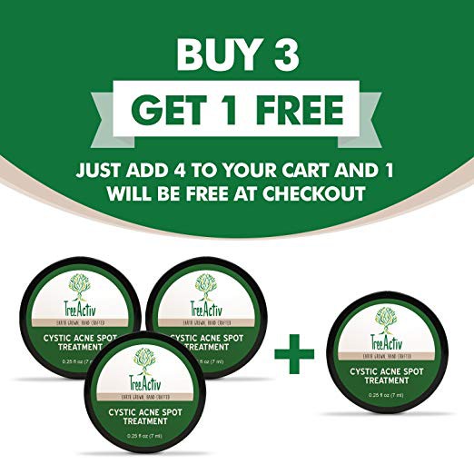 cystic acne spot treatment treeactiv