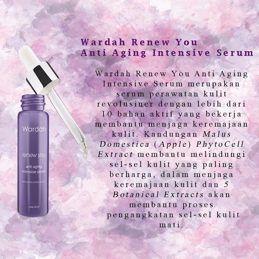 wardah renew you anti aging serum