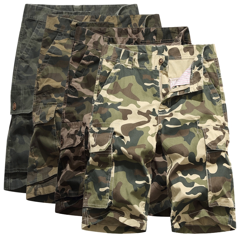 cargo shorts camouflage mens
