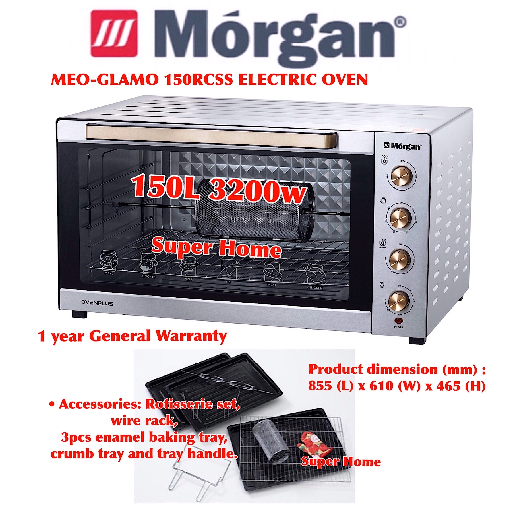 Convection Electric Oven MEOGLAMO 150RCSS 150L (3pcs Baking