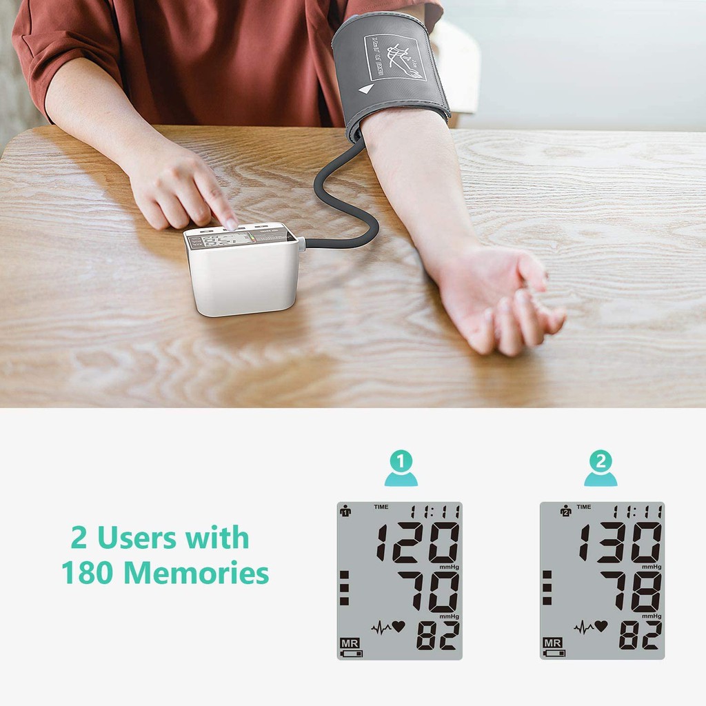 Arm Style Blood Pressure Monitor for Home Use with LCD Display BSX556