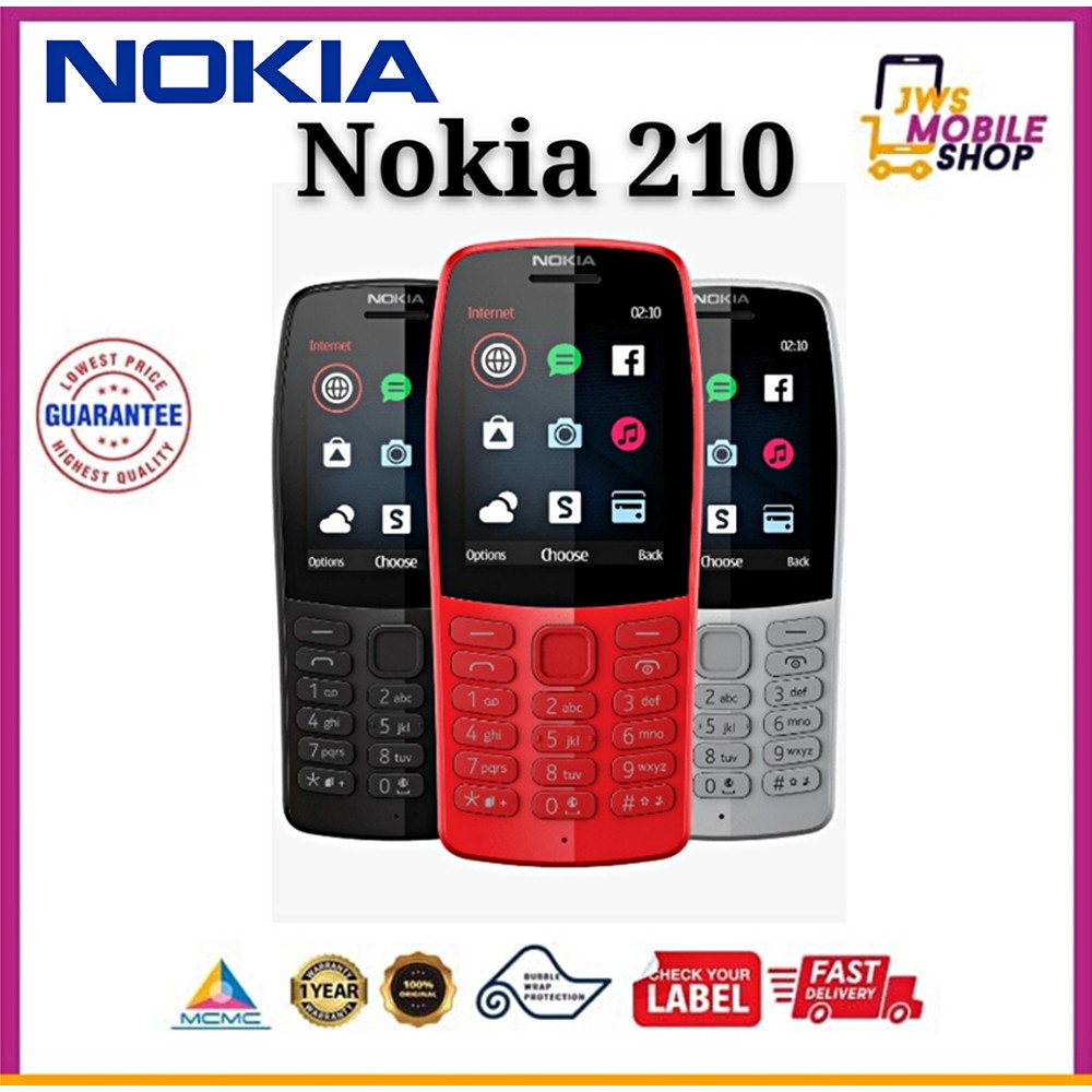 Nokia 210 (Dual SIM) * [ORIGINAL NOKIA MALAYSIA] * | Shopee Malaysia