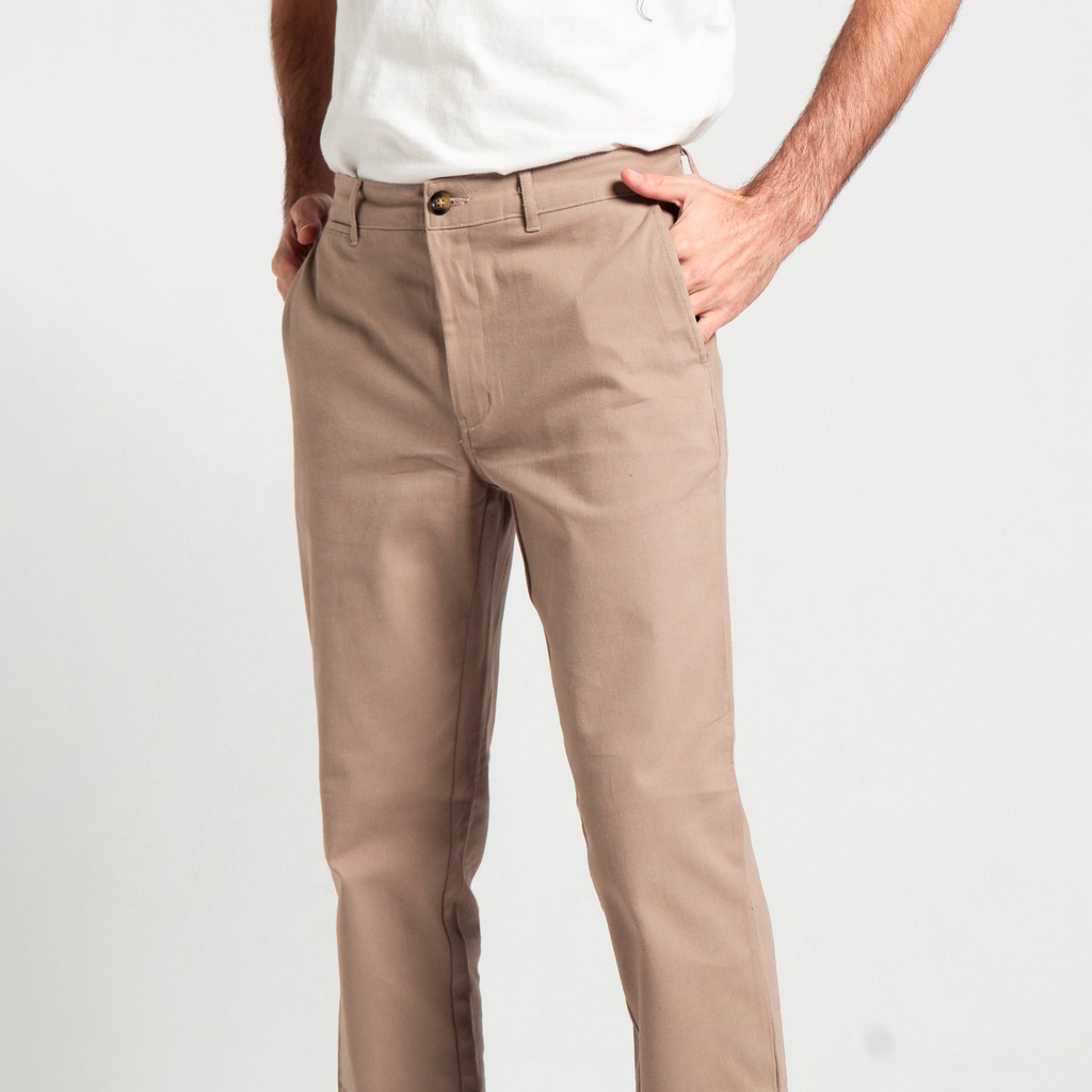 brown khaki jeans