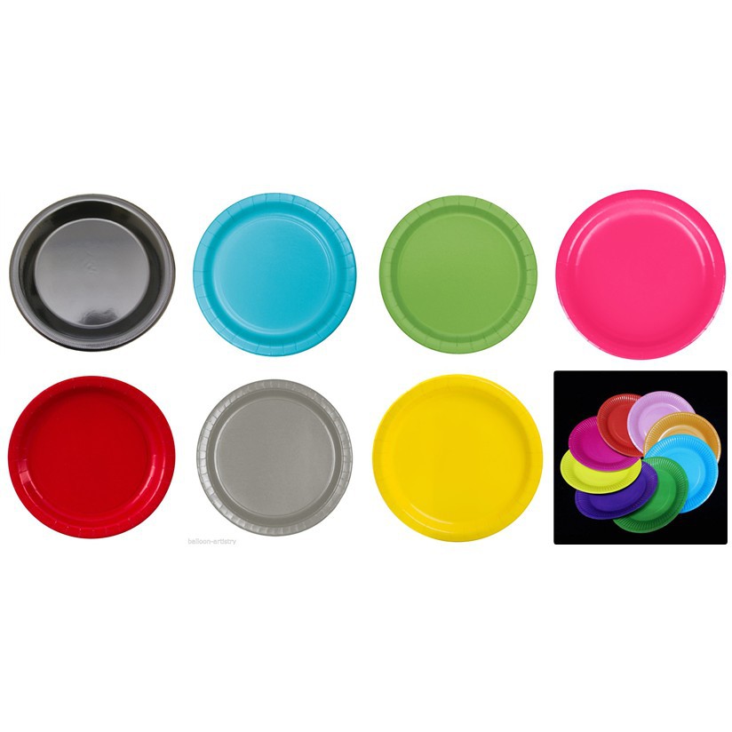 8pcs Disposable Dinner Paper Plates Wedding Celebrations Party