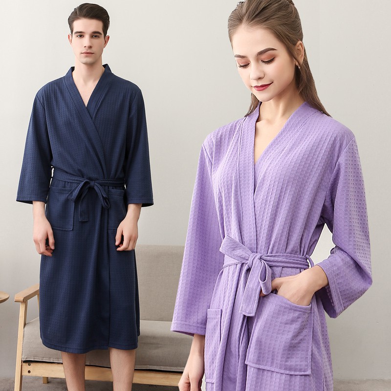 thin towel dressing gown