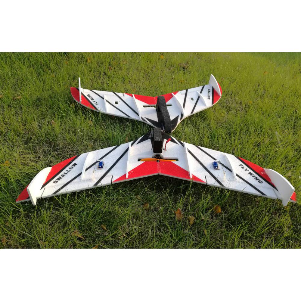 Swallow Epp 800mm Wingspan Fixed Wing Fpv Rc Airplane Kit For Trainer 