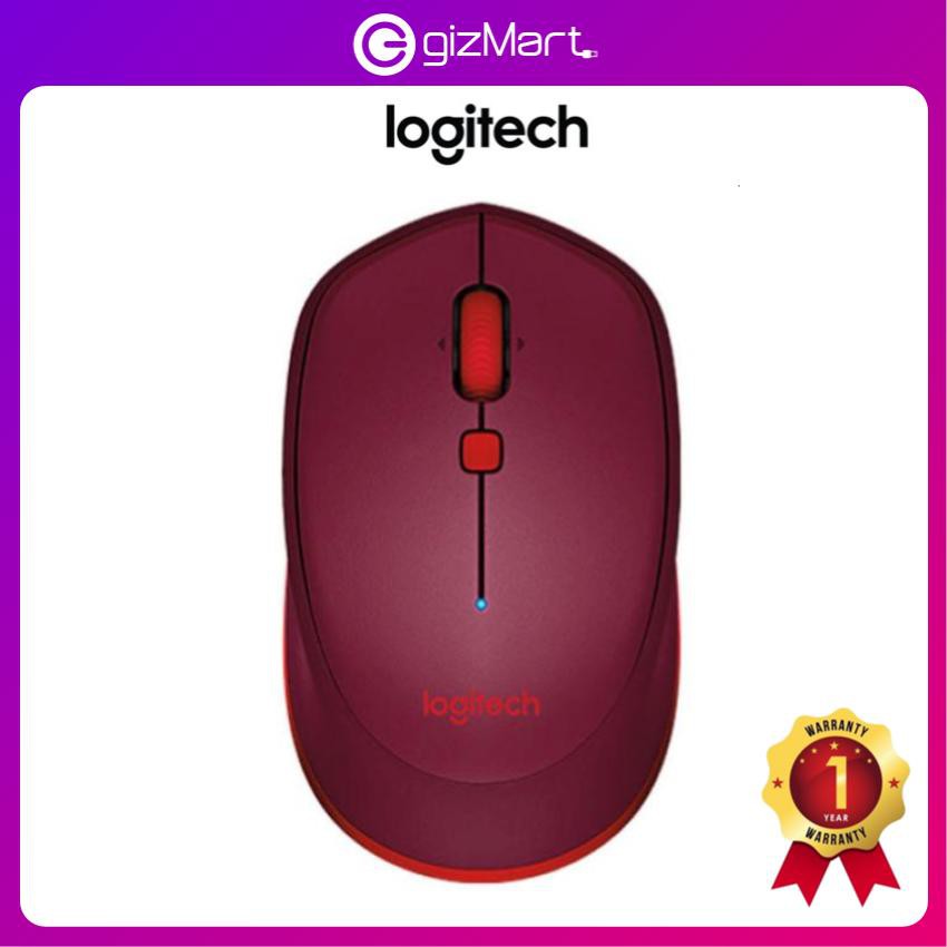 Logitech M337 Bluetooth Mouse Red 910 Shopee Malaysia