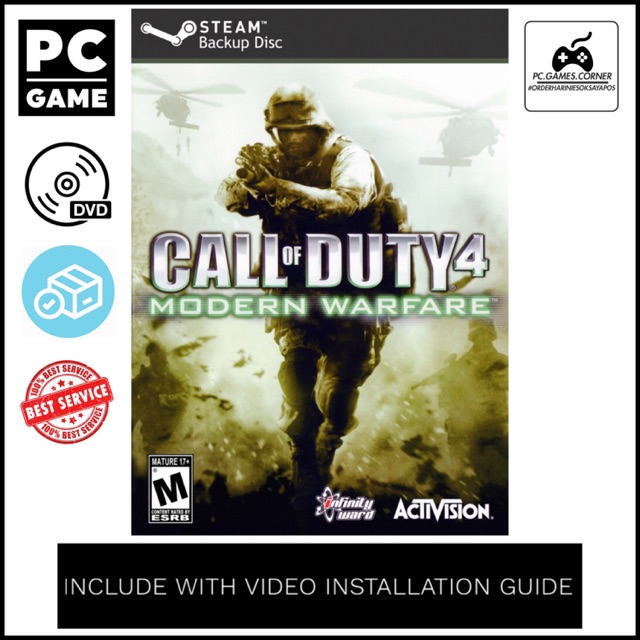 PC Game Call of Duty 4 Modern Warfare - Offline [DVD ...