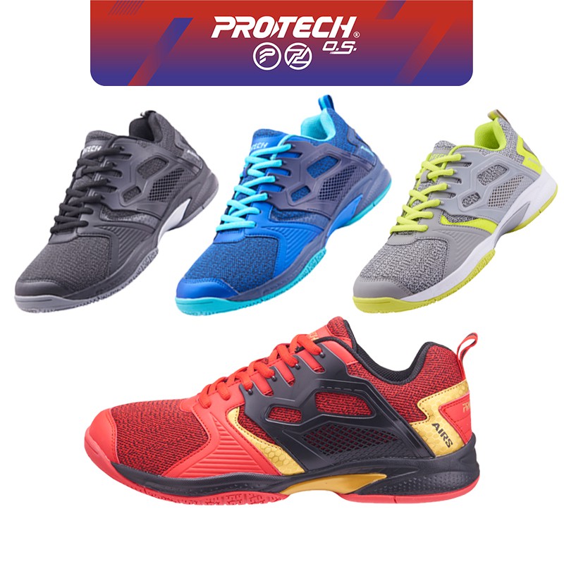 Protech Junior Badminton Shoes - Airs ( FREE SOCKS + SHOES BAG ...