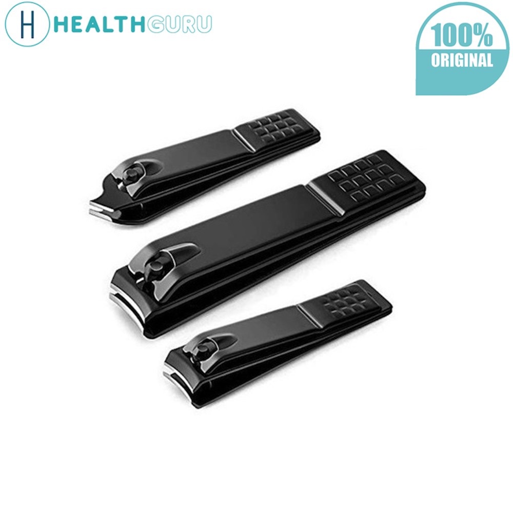 HealthGuru Anti Rust Nail Clippers Set 304 Stainless Steel Nail Cutter ...