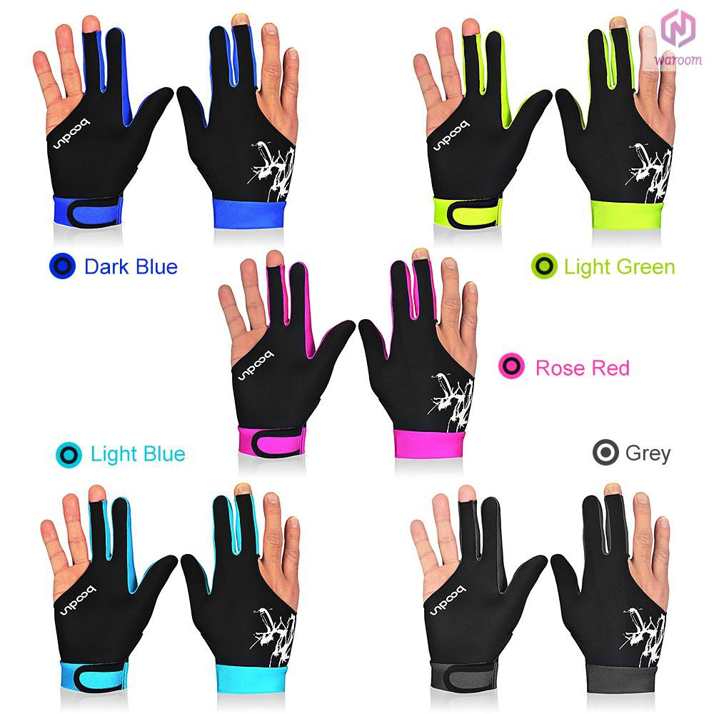 Reliable Versatile BOODUN 1Piece Billiard Glove 3 Fingers Cue Sports Men Women Shooters Right Left Interchangeable Snoo - Image 3