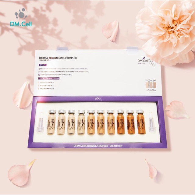 Korea Dm Cell Dermabrightning Glow Mts Mesotherapy Sulam Bedak Color Mix Shopee Malaysia