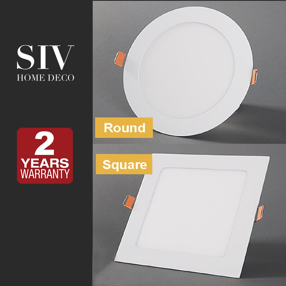 SIV 12W 18W 24W LED Downlight Recessed Down Light Panel Ceiling Lights