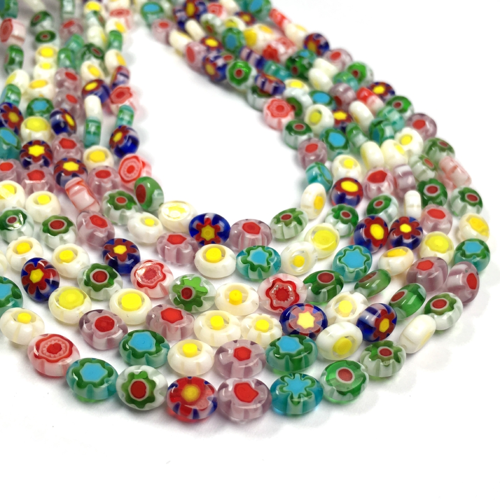 flat glass beads wholesale