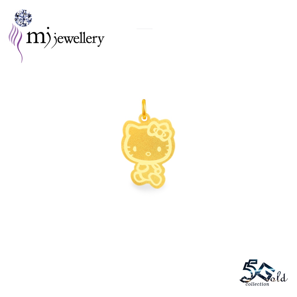 MJ Jewellery 5G Gold Collection Hello Kitty Gold Pendant B272 , 916 ...