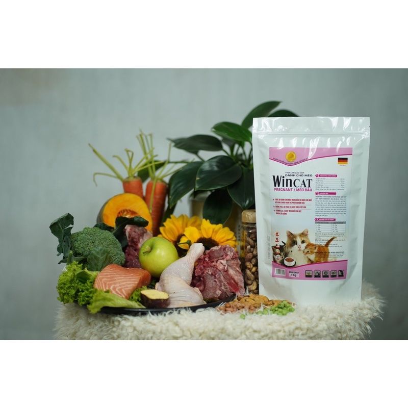 Wincat bran food for pregnant cats and cats to feed children in the