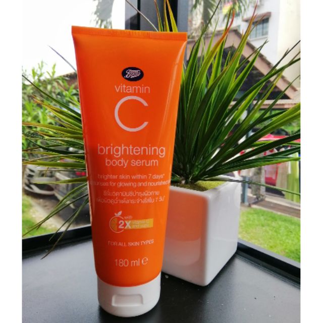 Boots Vitamin C Brightening Body Serum Shopee Malaysia