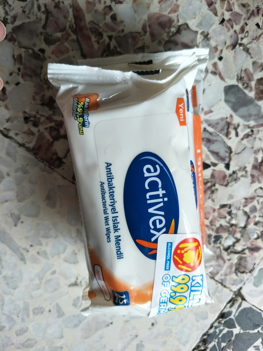 Activex Anti-bacterial Wet Wipe Active 15 Sheets X 3 | Shopee Malaysia