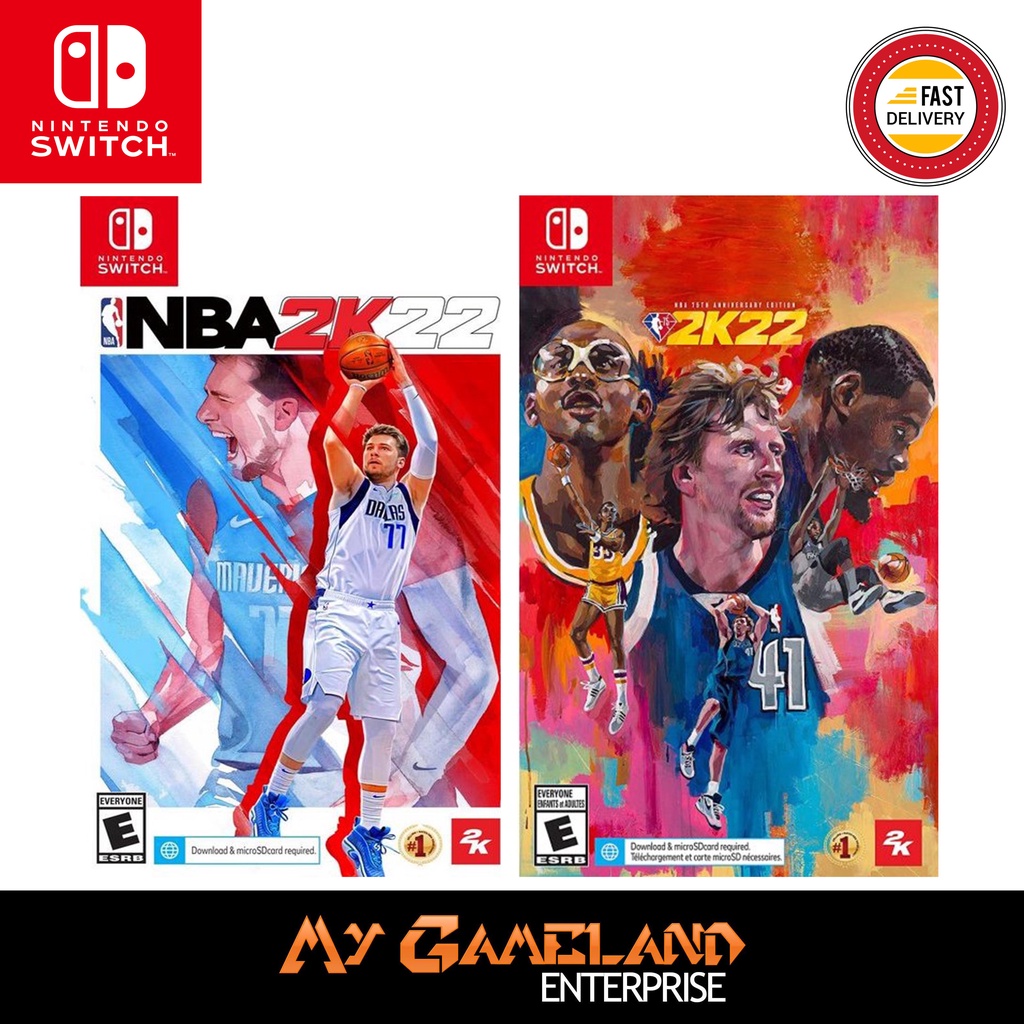 Nintendo Switch NBA 2K22 | NBA 2022 / 75th Anniversary Edition (US ...