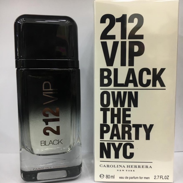 carolina herrera 212 vip black own the party