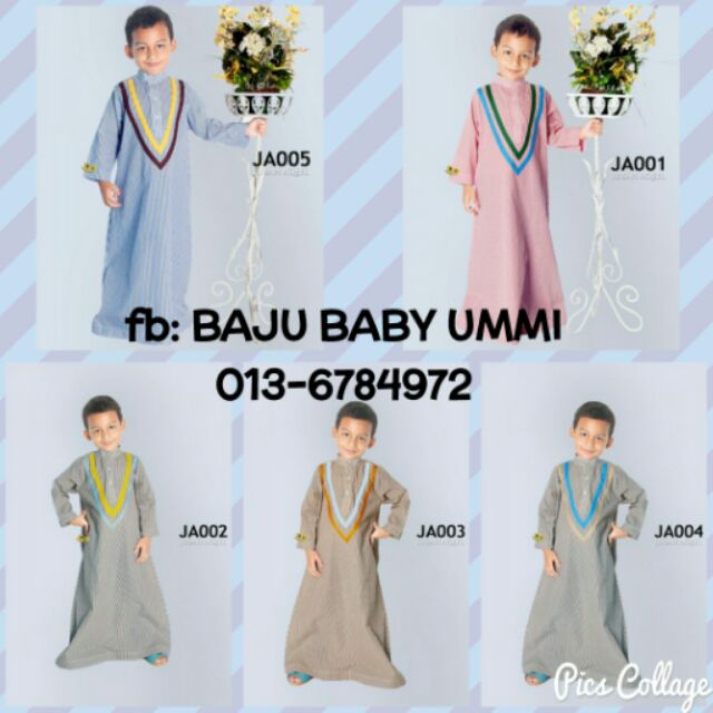  Jubah  kanak  kanak  lelaki  jubah  budak boy Shopee Malaysia