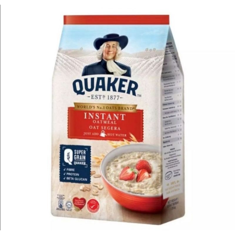 Quaker instant oatmeal 300g expire September 2023 Shopee Malaysia