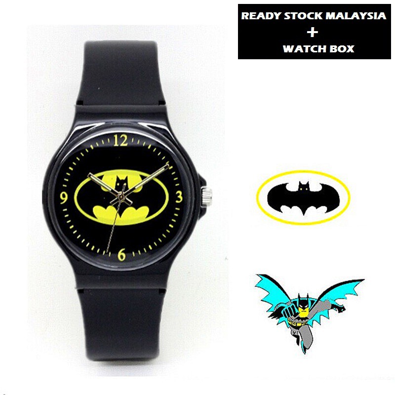 Kid's/Children's Sport and Casual Batman Analog Watches + Watch Box Best  Gift Jam Tangan | Shopee Malaysia