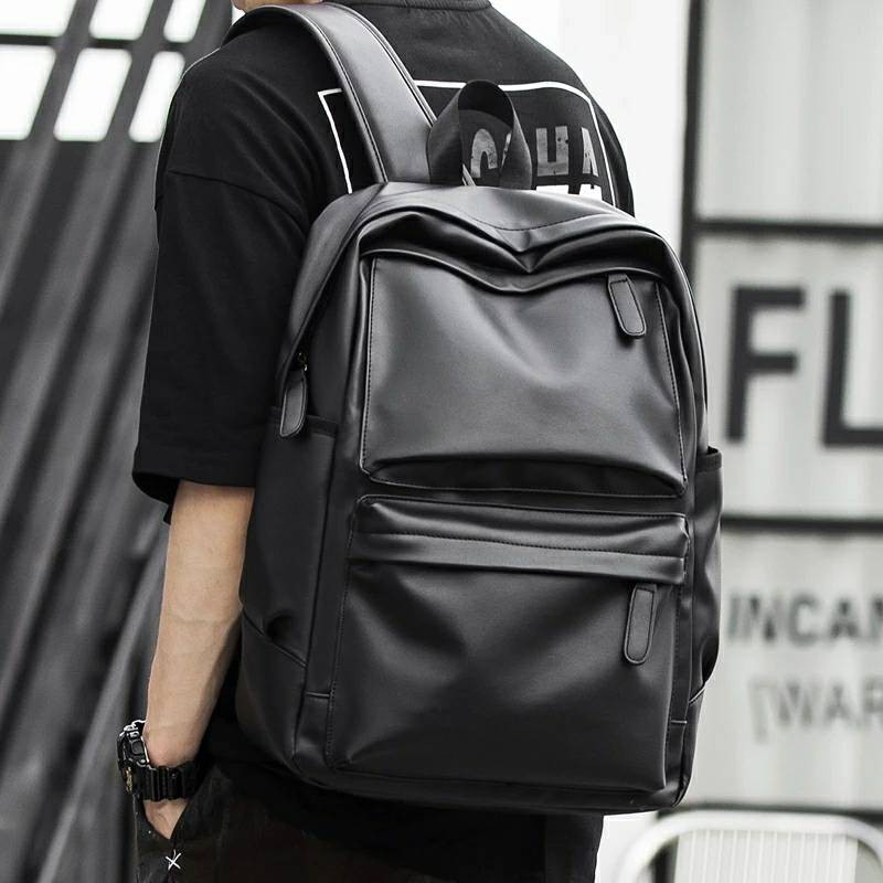 Club Backpack - IAC Leather Backpack Up to 15 inch - Men's Bag Women's Daypack Bag
