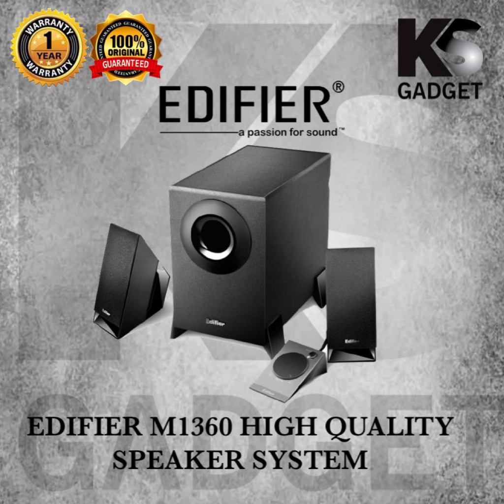 Edifier M1360 High Quality Speaker System | Shopee Malaysia