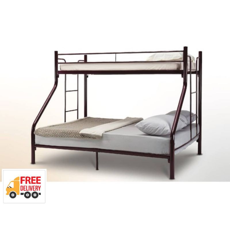 Queen Single Strong Metal Bunk Bed, Military Bed Frame Single Size