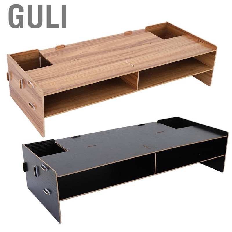 Guli Monitor Stand Computer Desktop Laptop Shelf Desk Table