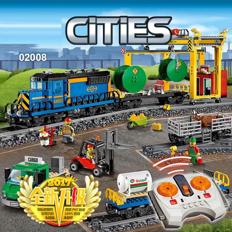 lego city cargo train 60052