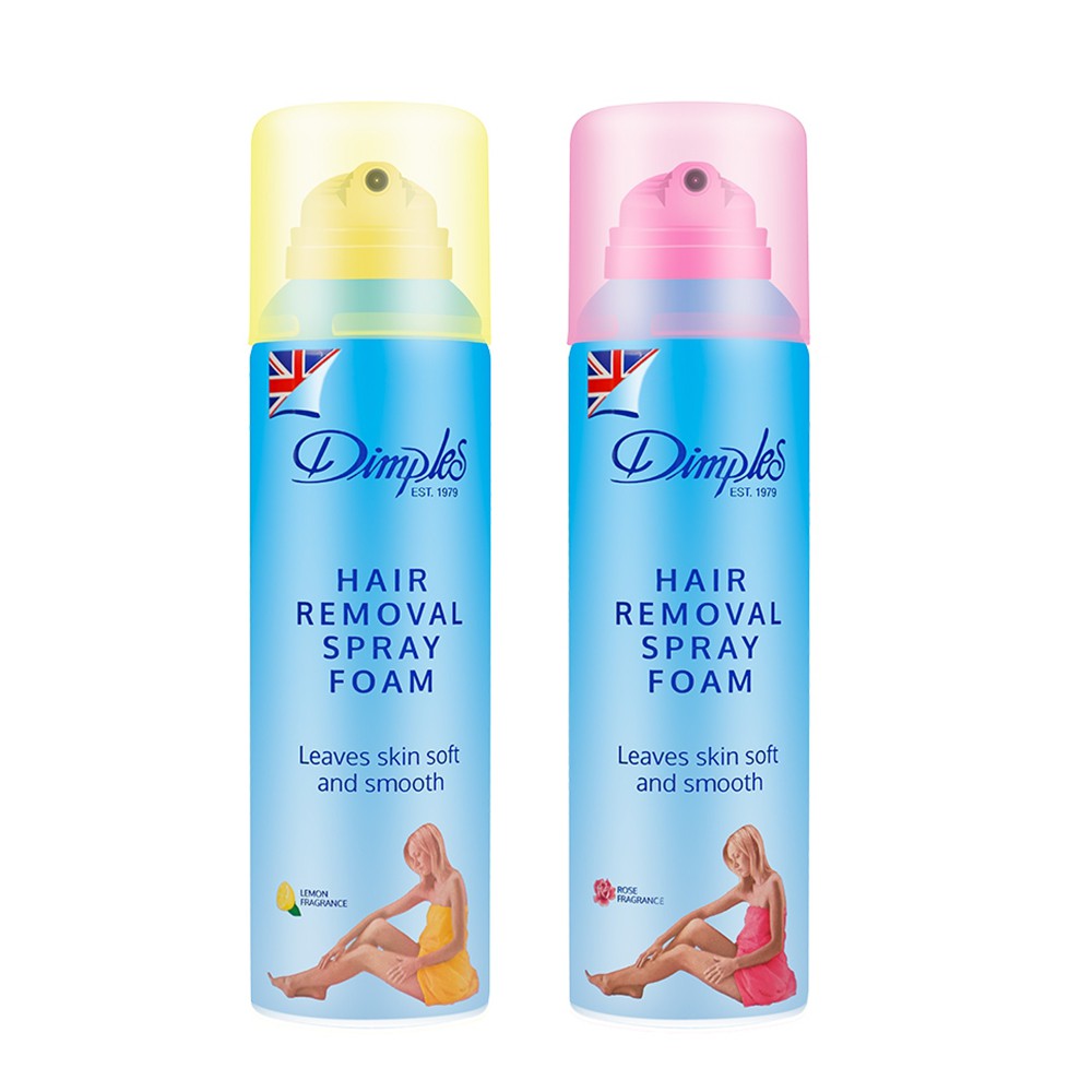 Dimples hair removal spray foam