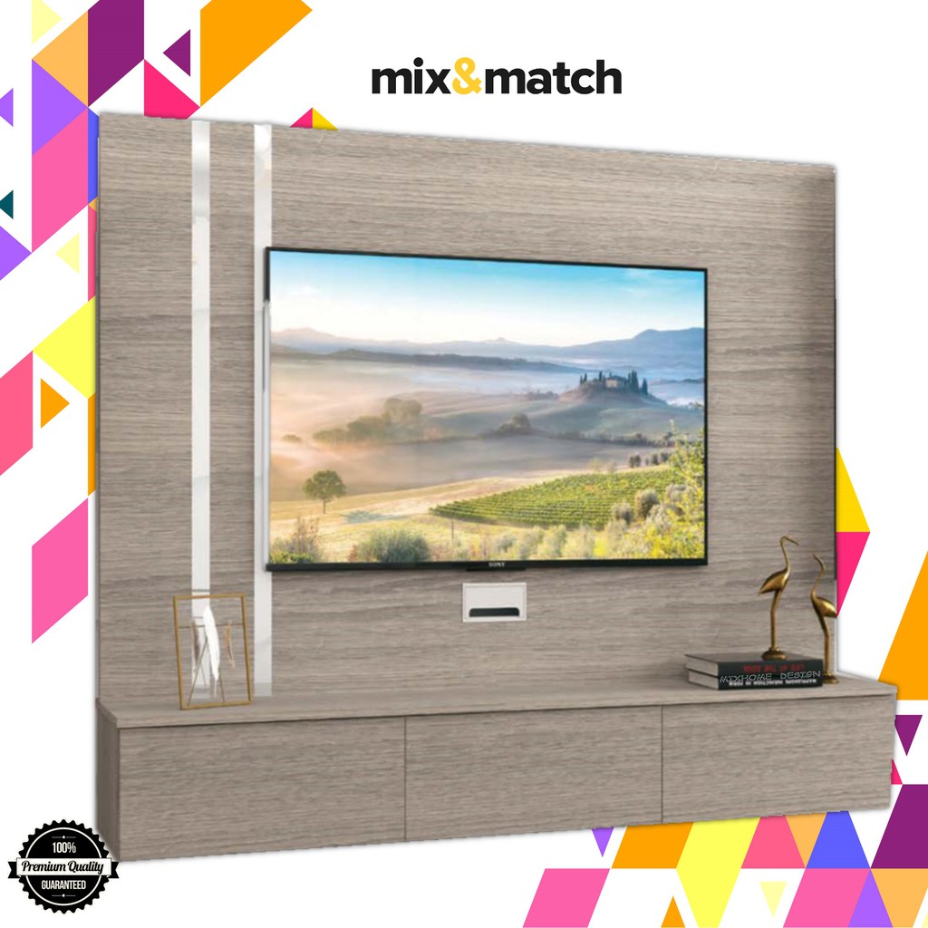 MX(210) 6ft Wall Mount TV Cabinet / TV Cabinet Dinding ...