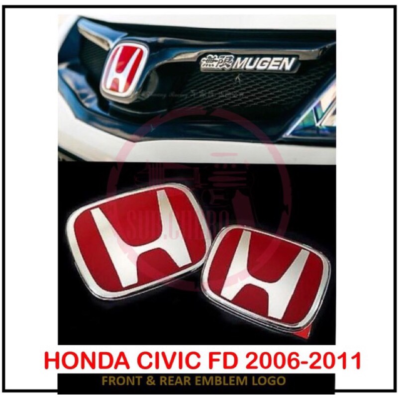 SC292b Logo Badge Emblem Honda Accord BRV City Civic CRV HRV Jazz 