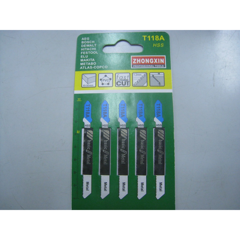 Jig Saw Blades Straight Cutting Jig Saw for Woodworking / Plastic PVC