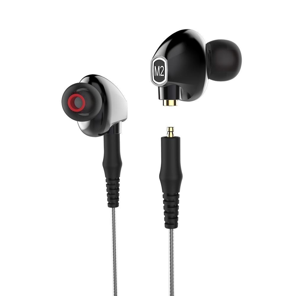 bluetooth and wired earbuds