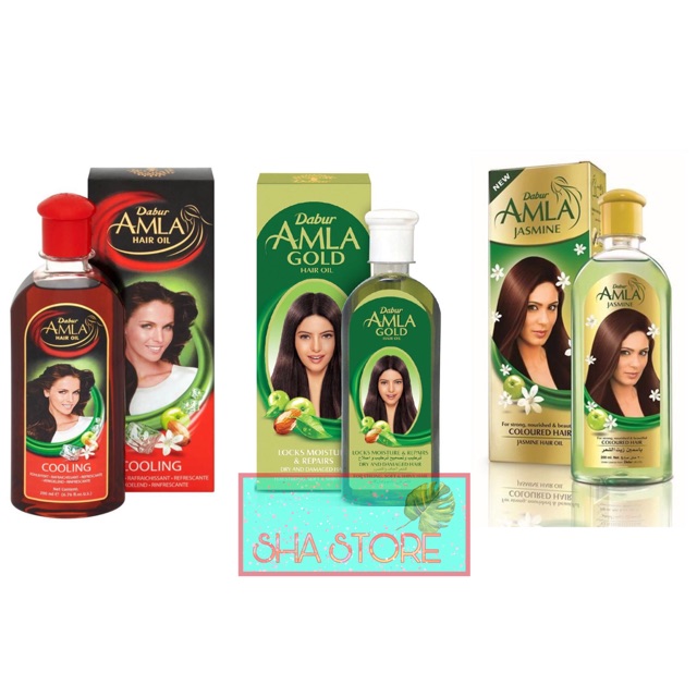 Dabur Amla Cooling/Gold/Jasmine Hair Oil 200ml/300ml | Shopee Malaysia