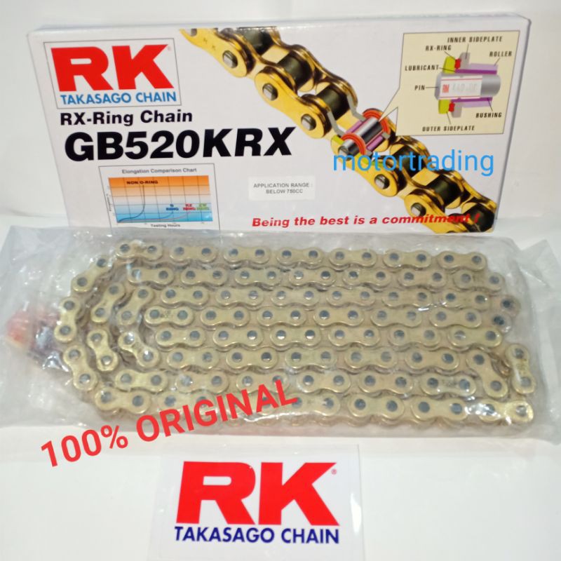 RK RANTAI 520 X-RING/520 X RING CHAIN | Shopee Malaysia