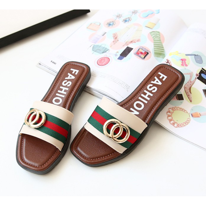 brand handboeien Metalen lijn READY STOCKWEBEE Woman Sandals Slippers Kasut OO Thick Sandals Soft Shoes |  Shopee Malaysia