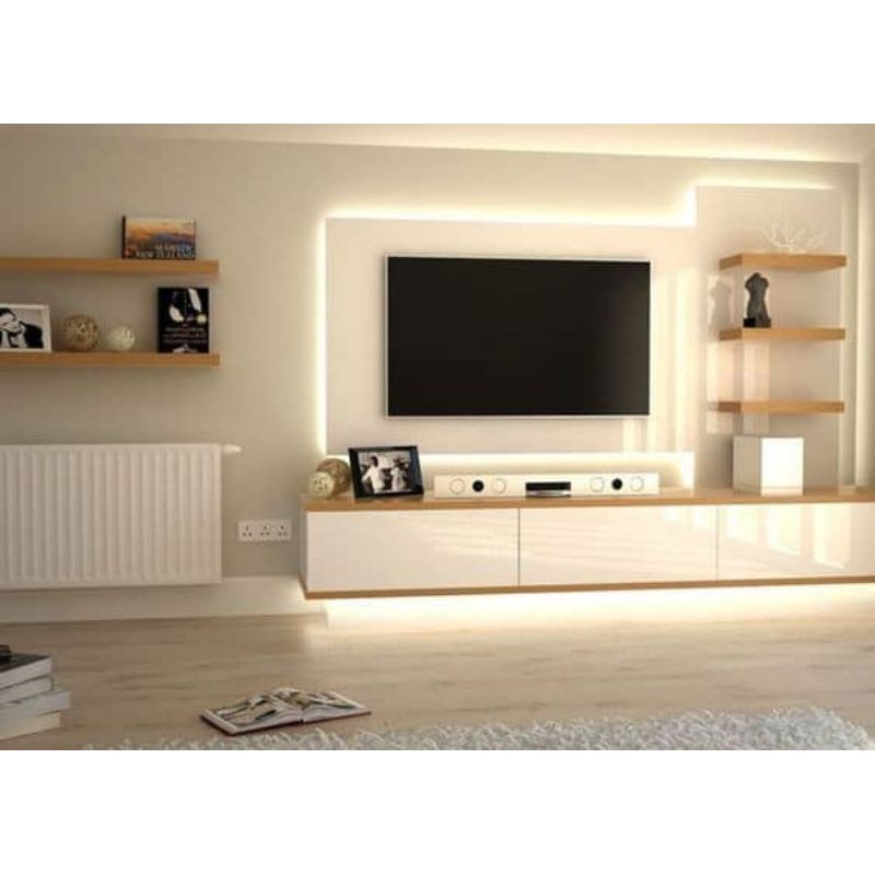 tv-cabinet-8ft-with-shelves-shopee-malaysia