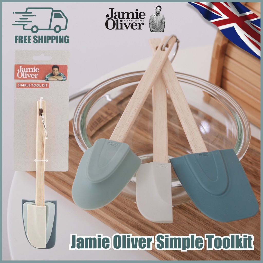 JAMIE OLIVER Simple Toolkit 3 Silicone spatula spoon Cooking Tools