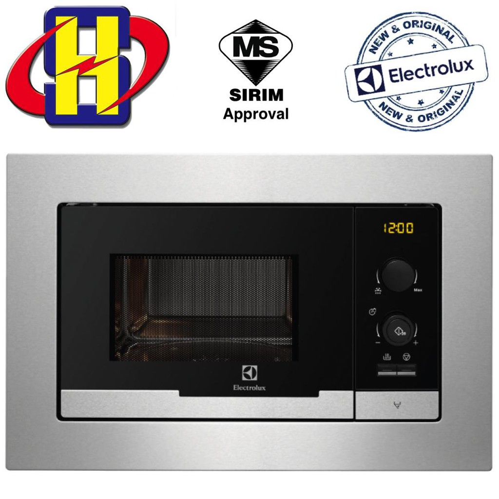 ELECTROLUX MICROWAVE WITH GRILL 20L SEMI BUILTIN EMS2085X Shopee