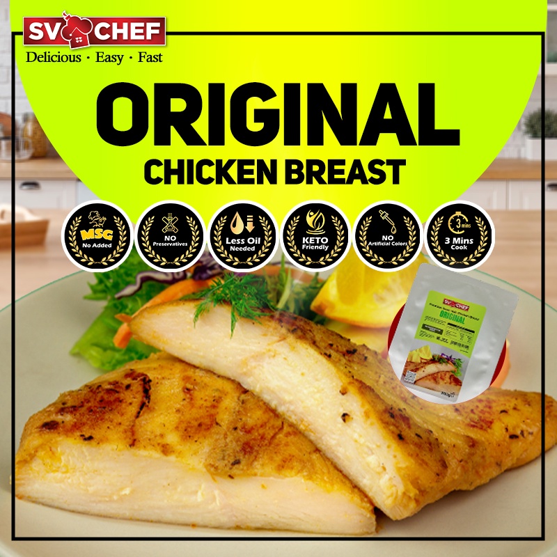 French Original Chicken Breast 200g ready to eat, cooked food, fried ...