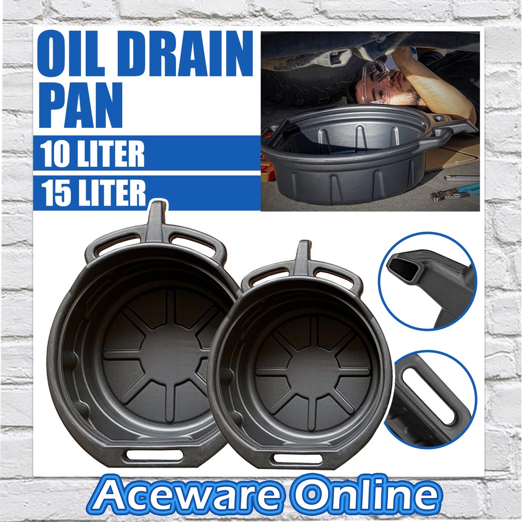 10L / 15L Plastic Oil Drain Pan Wast Engine Oil Collector Tank Gearbox Oil Basin Trip Tray Car