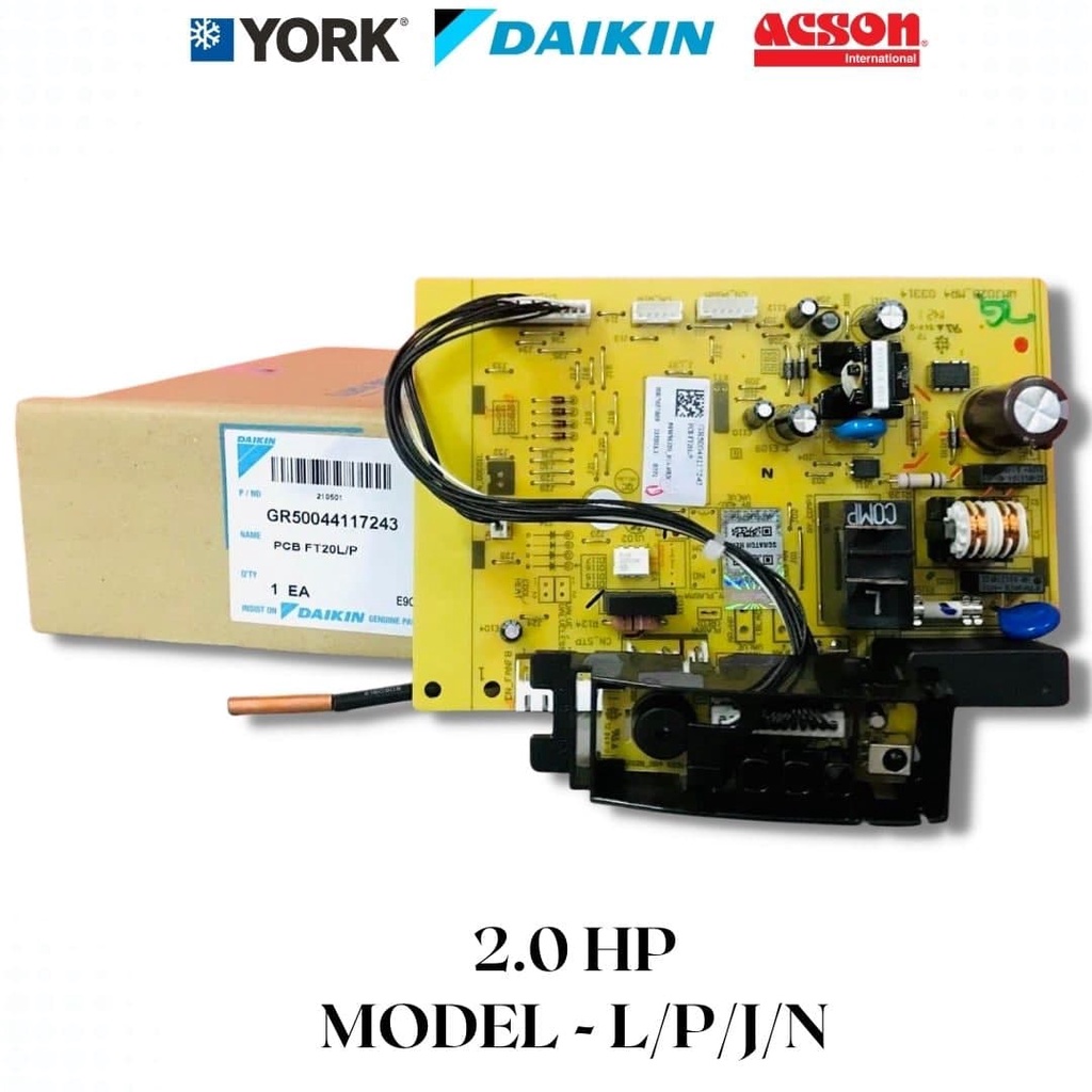 ORIGINAL GENUINE PARTS PC BOARD AIRCOND 2.0HP FT20 L/P (DAIKIN I ACSON