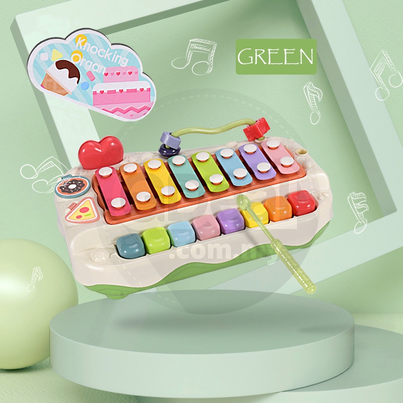 GDeal Knock Piano Baby Music Batter Stick Toy Early Education Music Piano Beading Accessory