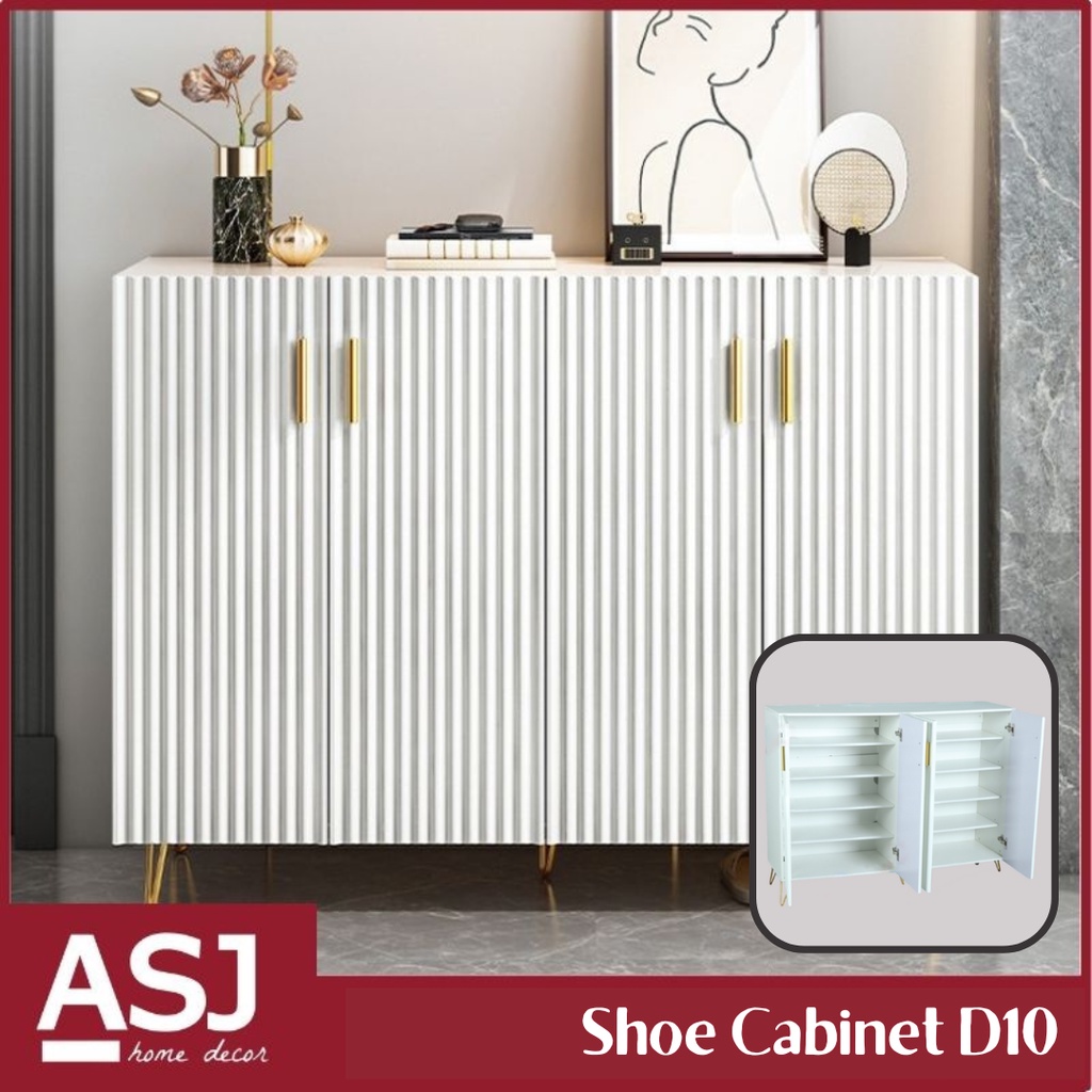 ASJ_European Stylish Light Luxury Design Shoe Cabinet D10 - Ship from ...