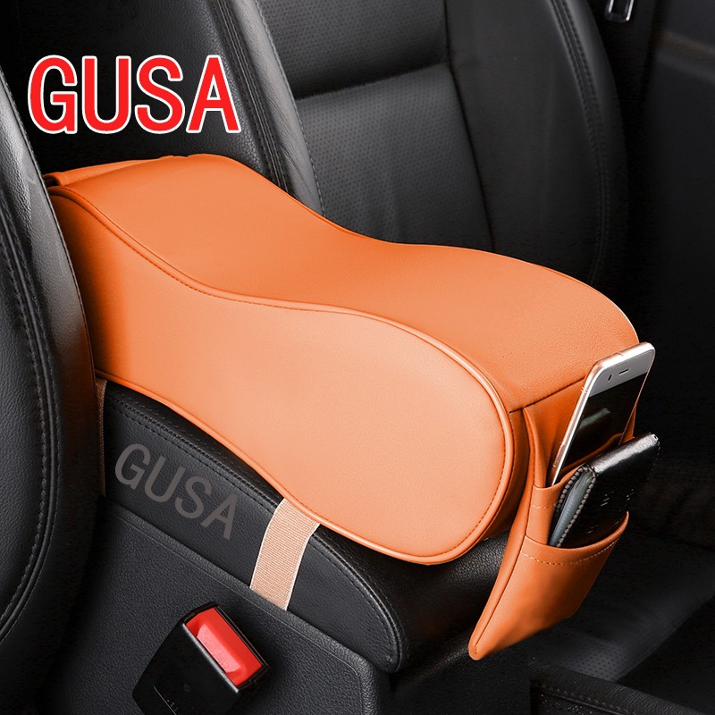 Car Armrest Cushion Soft Memory Foam Car Seat Rest Pads Adjustable Height Elbow Support 